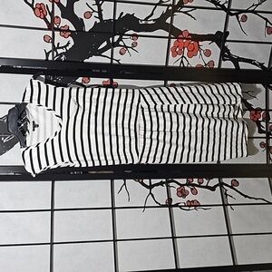 Theory Striped Sleeveless Dress Size Small Petite‎